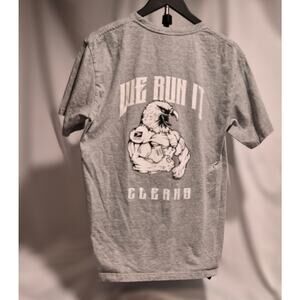 USPS United States Postal Service Clerks We Run It Graphic T-Shirt Gray XL
